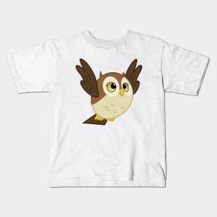 Owl Flying Kids T-Shirt